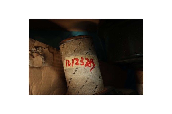 SANY Carrier Roller 12123787 factory packaging with the marked part number