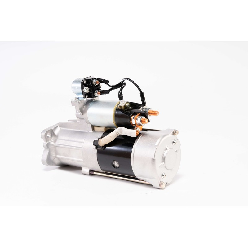 SANY Starter Motor 60215333 solenoid and cable connections