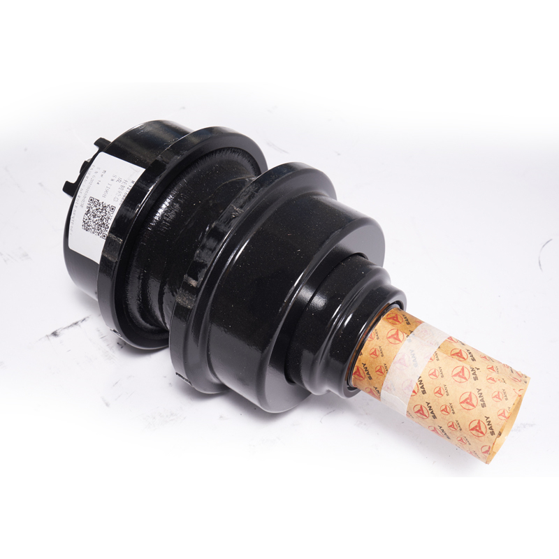 SANY Carrier Roller 12168856 flanged running surface and shaft end
