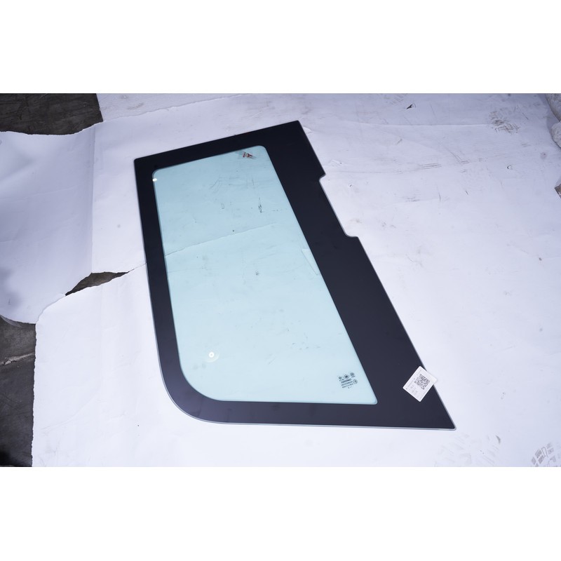 SANY Left Side Window Glass 130906000015B label and edge detail