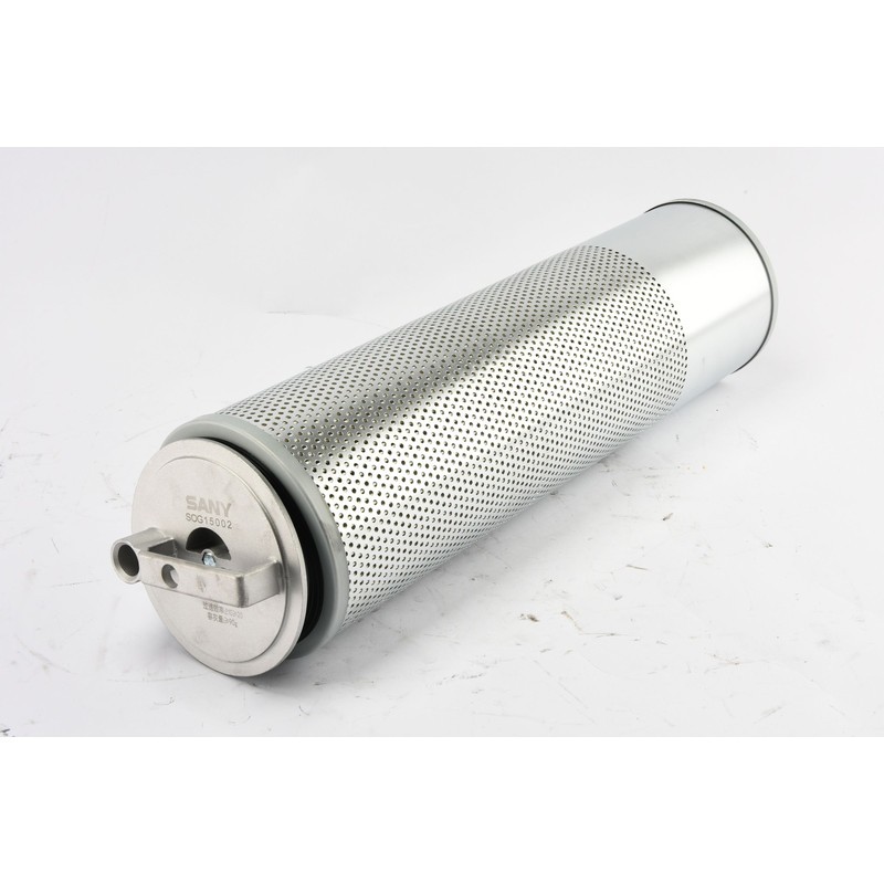 SANY Return Filter Element Assembly GLQ008133648 close-up detail